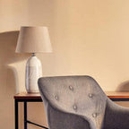 Stylish White Ceramic Bedside Lamp