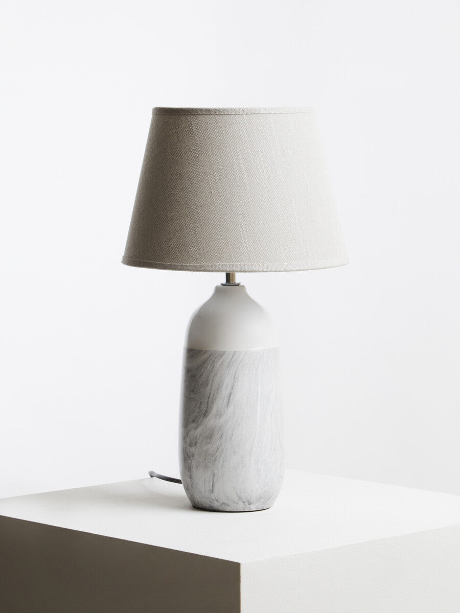 Beige Ceramic Table Lamp