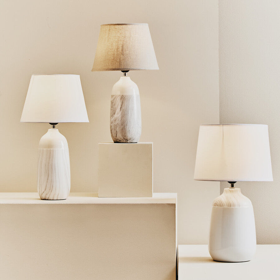 Beige Ceramic Table Lamp