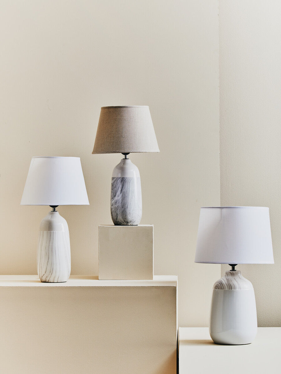 Beige Ceramic Table Lamp