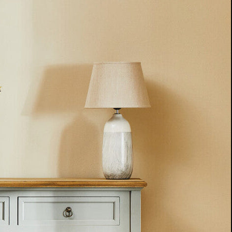 Beige Ceramic Table Lamp