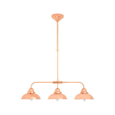 3 Pendant Copper Finish Pendant Light