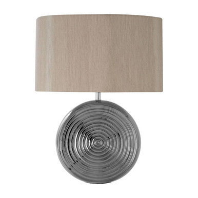 Silver Ceramic Table Lamp