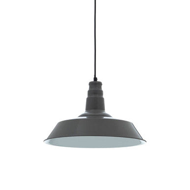 Grey Metal Pendant Light