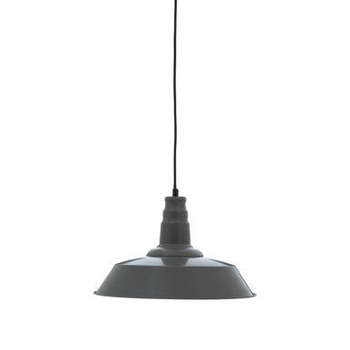 Grey Metal Pendant Light