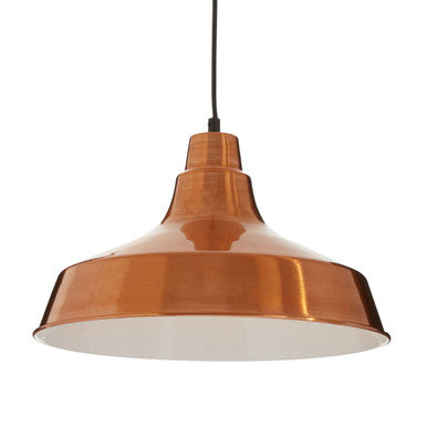 Copper Finish Pendant Light