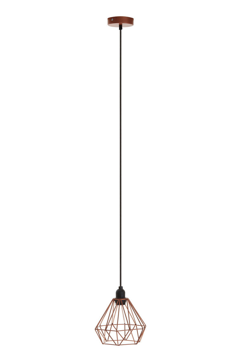 Copper Metal Wire Pendant Light