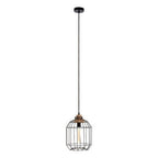 Black Metal Wire Pendant Light