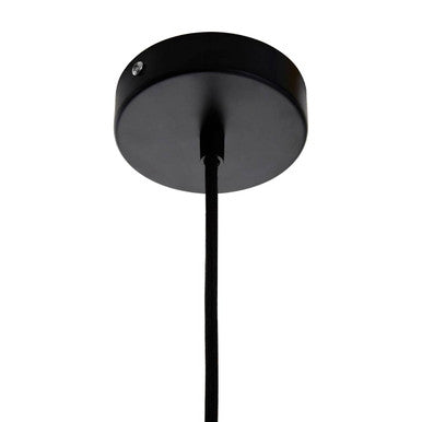 Black Metal Wire Pendant Light
