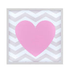 Pink Heart LED Light Box