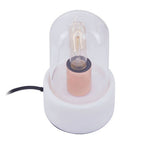Bell Lamp with White Marble Base