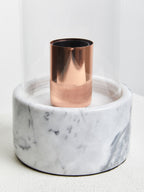 Bell Lamp with Grey Marble Base
