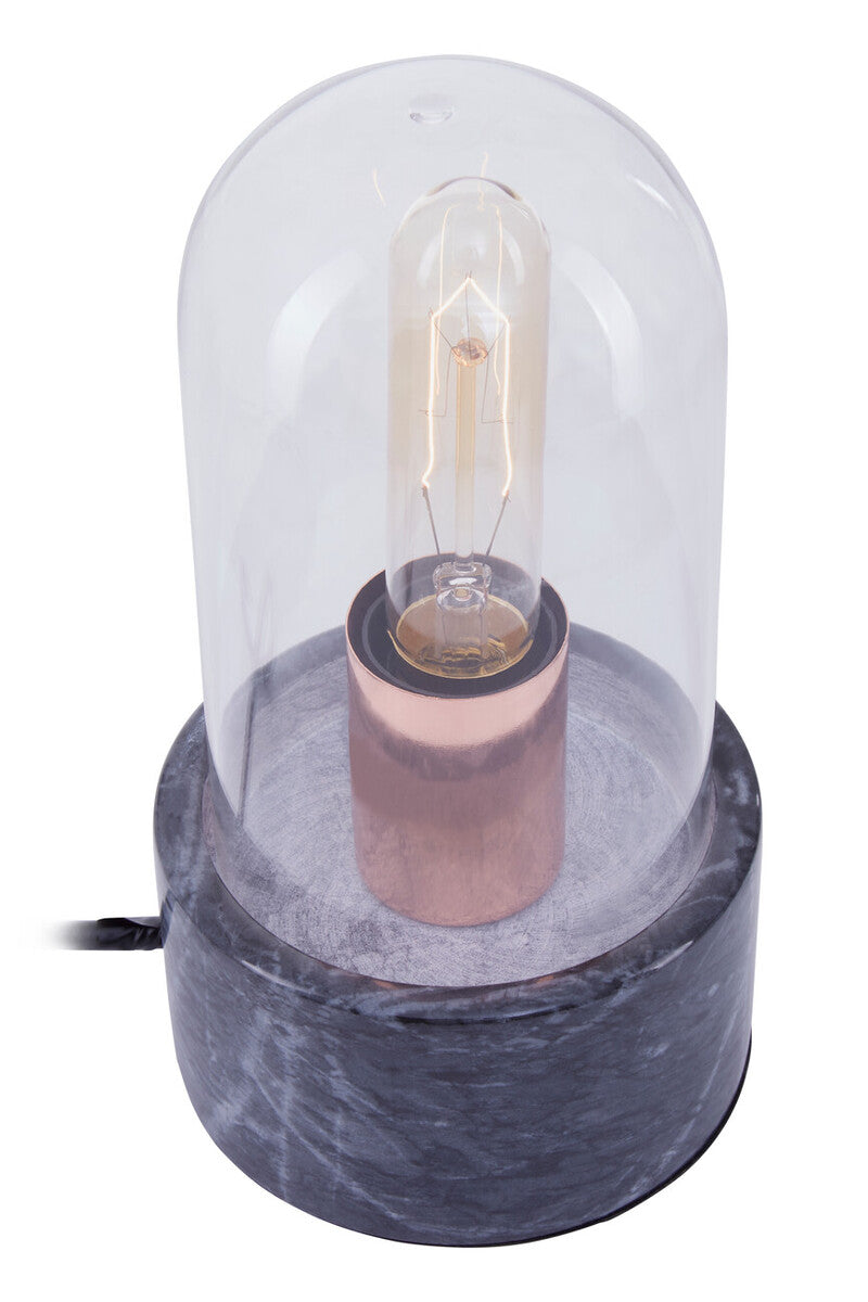 Bell Lamp with Black Marble Base