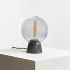 Globe Lamp with Black Marble Base