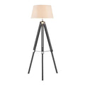Grey Tripod Floor Lamp