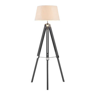 Grey Tripod Floor Lamp