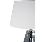 Grey Tripod Floor Lamp