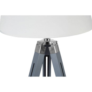 Grey Tripod Floor Lamp