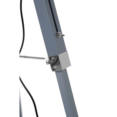 Grey Tripod Floor Lamp