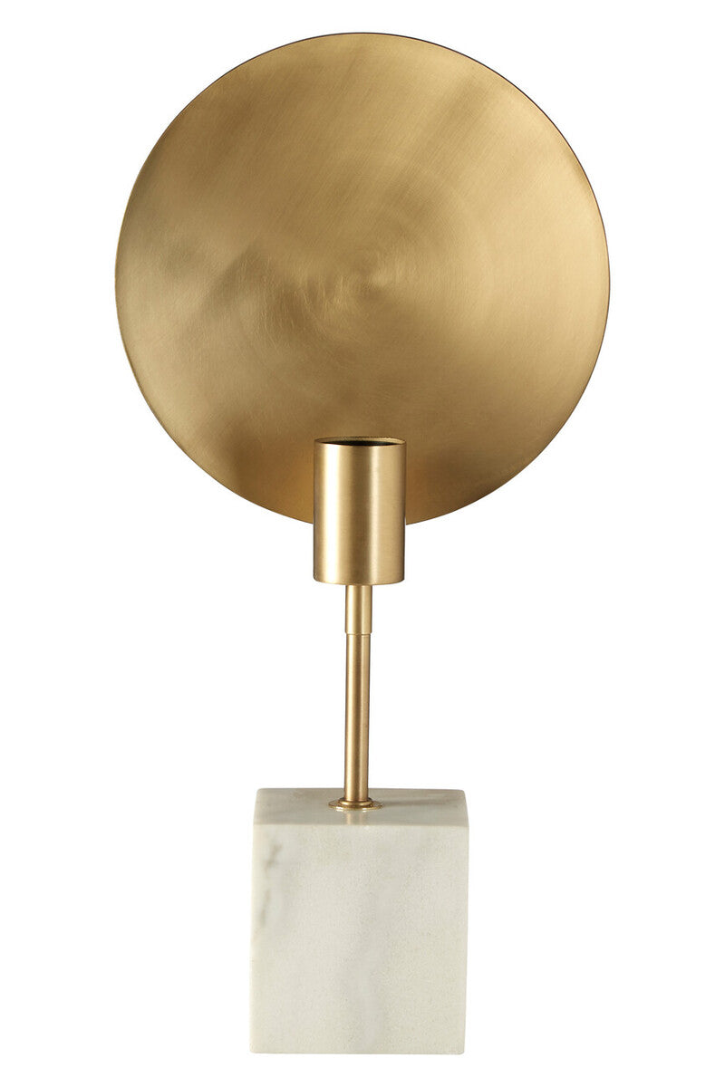 Table Lamp with White Marble Base