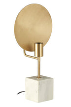 Table Lamp with White Marble Base