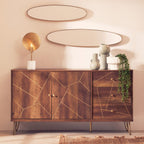 Table Lamp with White Marble Base