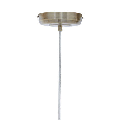 5 Bulb Antique Brass Pendant Light