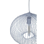 1 Bulb Silver Finish Pendant Light