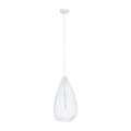 Teardrop White Pendant Light