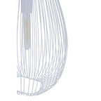 Teardrop White Pendant Light