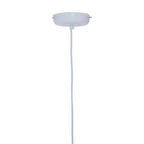 Teardrop White Pendant Light