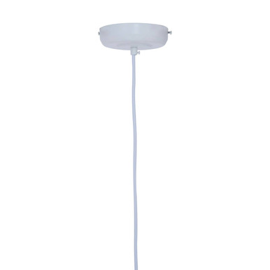 Teardrop White Pendant Light