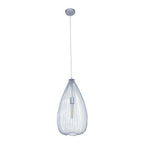 Teardrop Silver Pendant Light