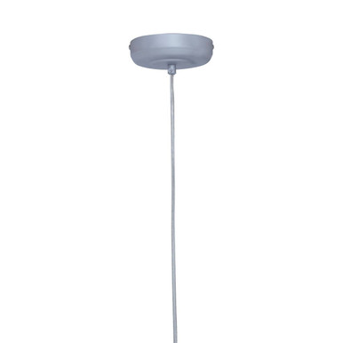 Teardrop Silver Pendant Light