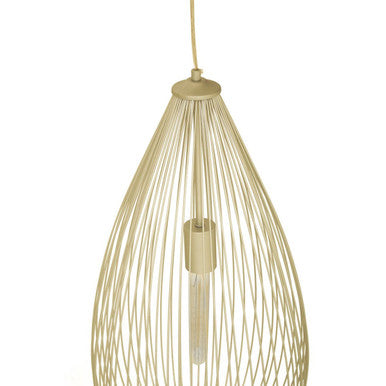 Gold Iron Pendant Light