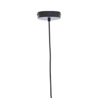Black and White Dome Pendant Light