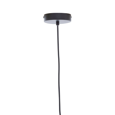 Black and White Dome Pendant Light