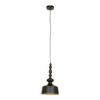 Black Matte Iron Pendant Light