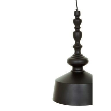 Black Matte Iron Pendant Light