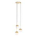 Gold Finish 3 Bulb Pendant Light