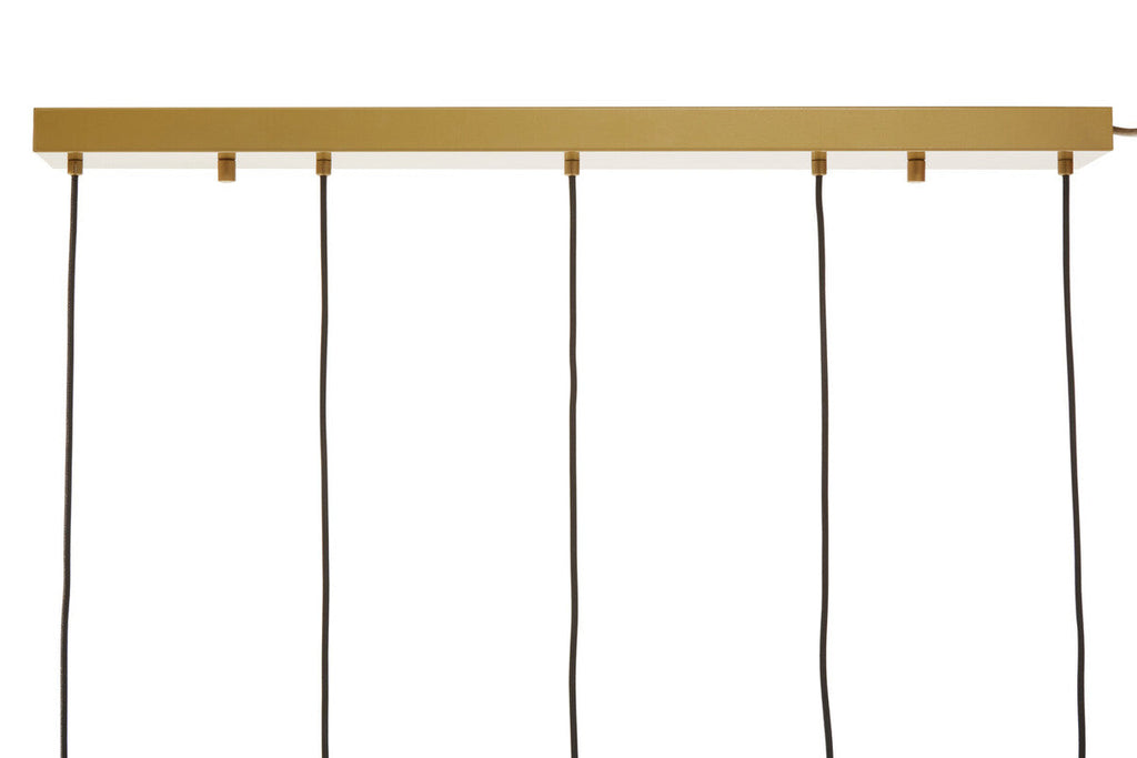 Gold Finish Glass Shades Pendant Light