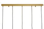 Gold Finish Glass Shades Pendant Light