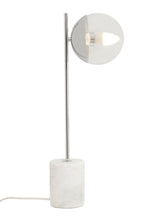Chrome Finish Table Lamp with Chrome Stem
