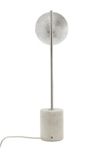 Chrome Finish Table Lamp with Chrome Stem