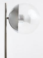Chrome Finish Table Lamp with Chrome Stem