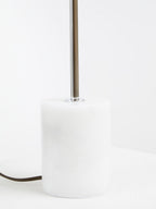 Chrome Finish Table Lamp with Chrome Stem