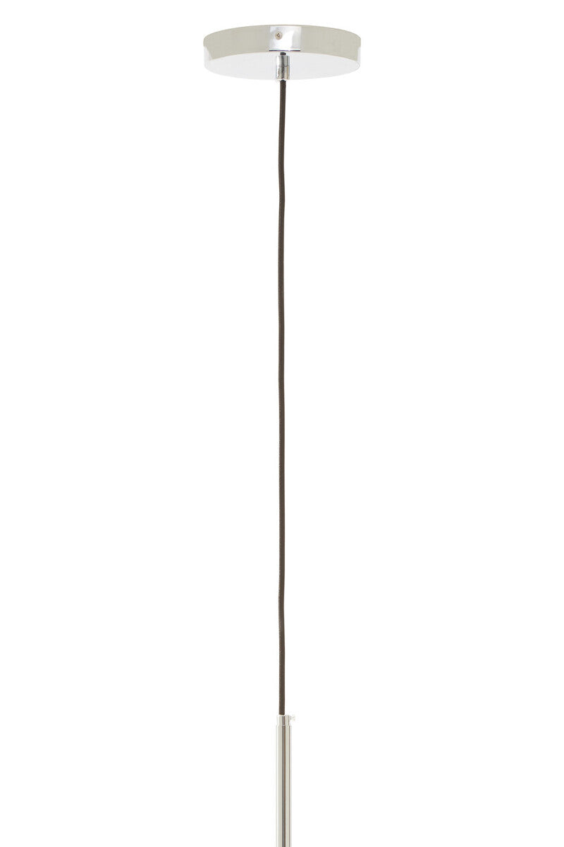 Chrome Finish 2 Bulb Pendant Light