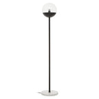 Black Finish Metal Floor Lamp