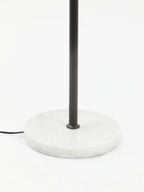 Black Finish Metal Floor Lamp