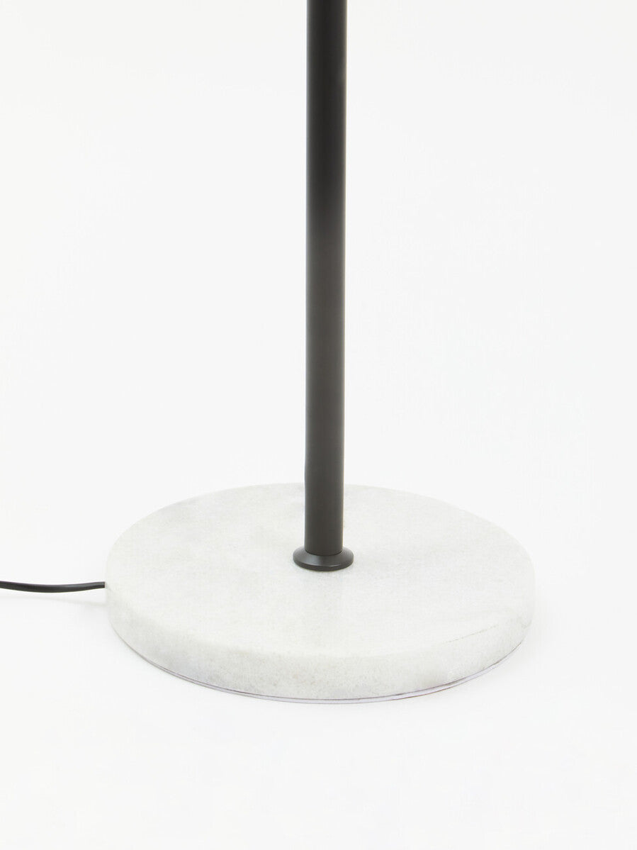 Black Finish Metal Floor Lamp